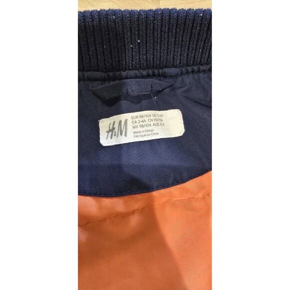 H&M Toddler Bomber Jacket – Sherpa Collar (Size 2-4) - Picture 10 of 13